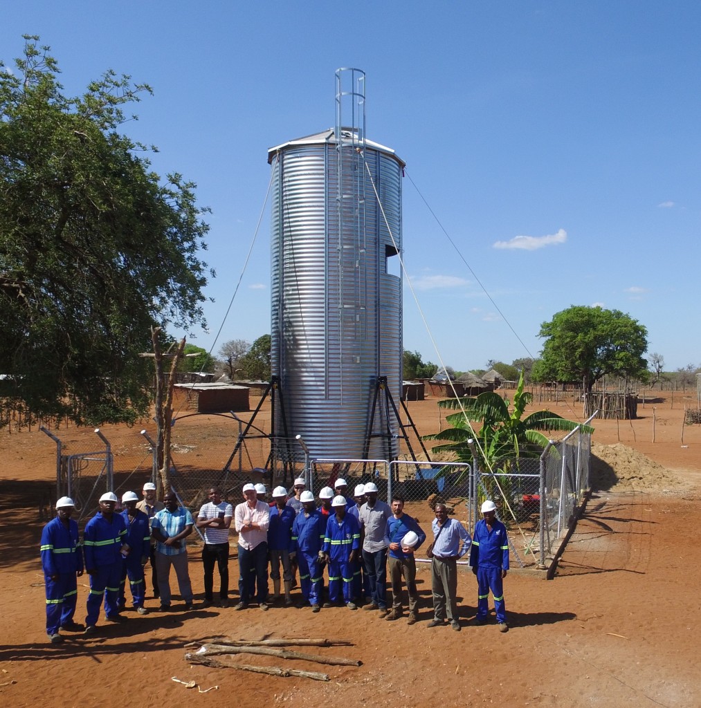 drinking water in Mozambique